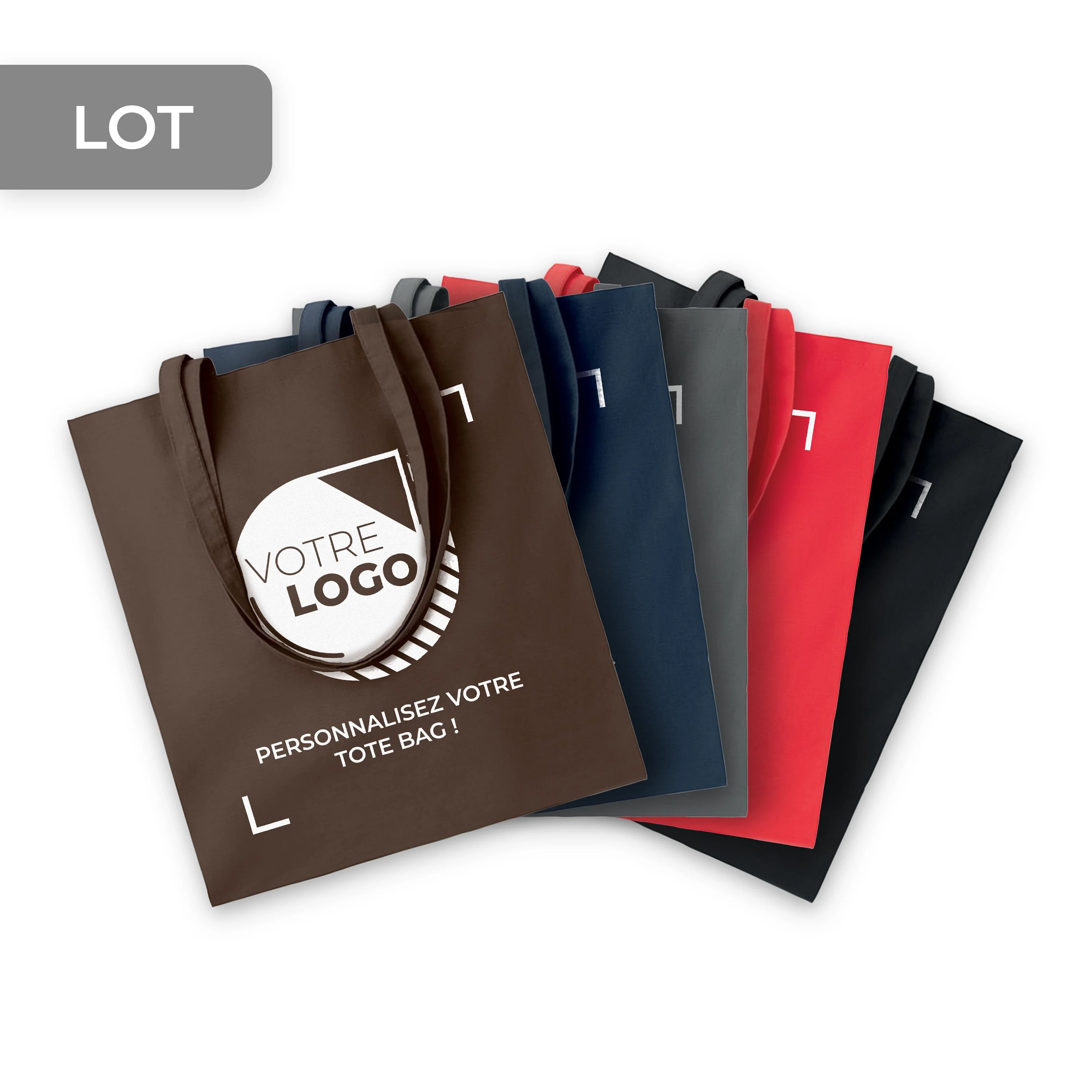 TOTE BAG COULEUR PERSONNALISABLE