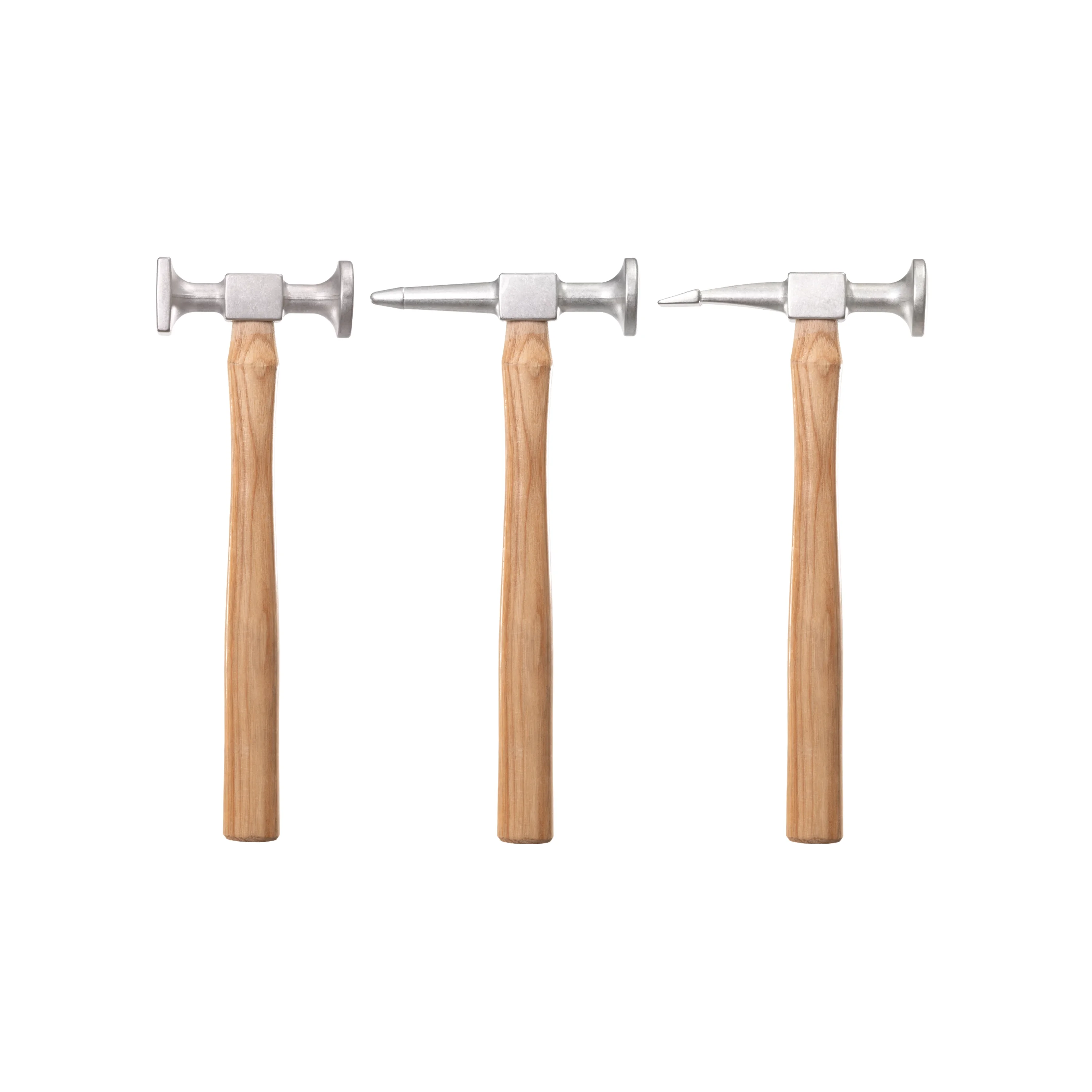 COFFRET 3 MARTEAUX ALU ET 4 TAS ALUMINIUM