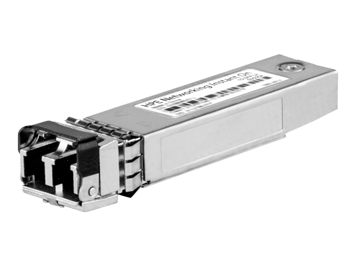 HPE Networking Instant On - Module transmetteur SFP (mini-GBIC) - 1GbE - 1000Base-LX - mode unique LC - jusqu'à 10 km
