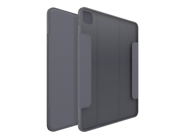 OtterBox Symmetry Series - Étui à rabat pour tablette - polycarbonate, caoutchouc synthétique - orage (clair/gris foncé) - pour Apple 13-inch iPad Pro M4 Wi-Fi, M4 Wi-Fi + Cellular