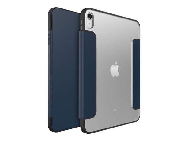 OtterBox Symmetry Series - Étui à rabat pour tablette - polycarbonate, cuir synthétique - soirée côtière (claire/bleue) - pour Apple 13-inch iPad Air M2 Wi-Fi, M2 Wi-Fi + Cellular, M3 Wi-Fi, M3 Wi-Fi + Cellular