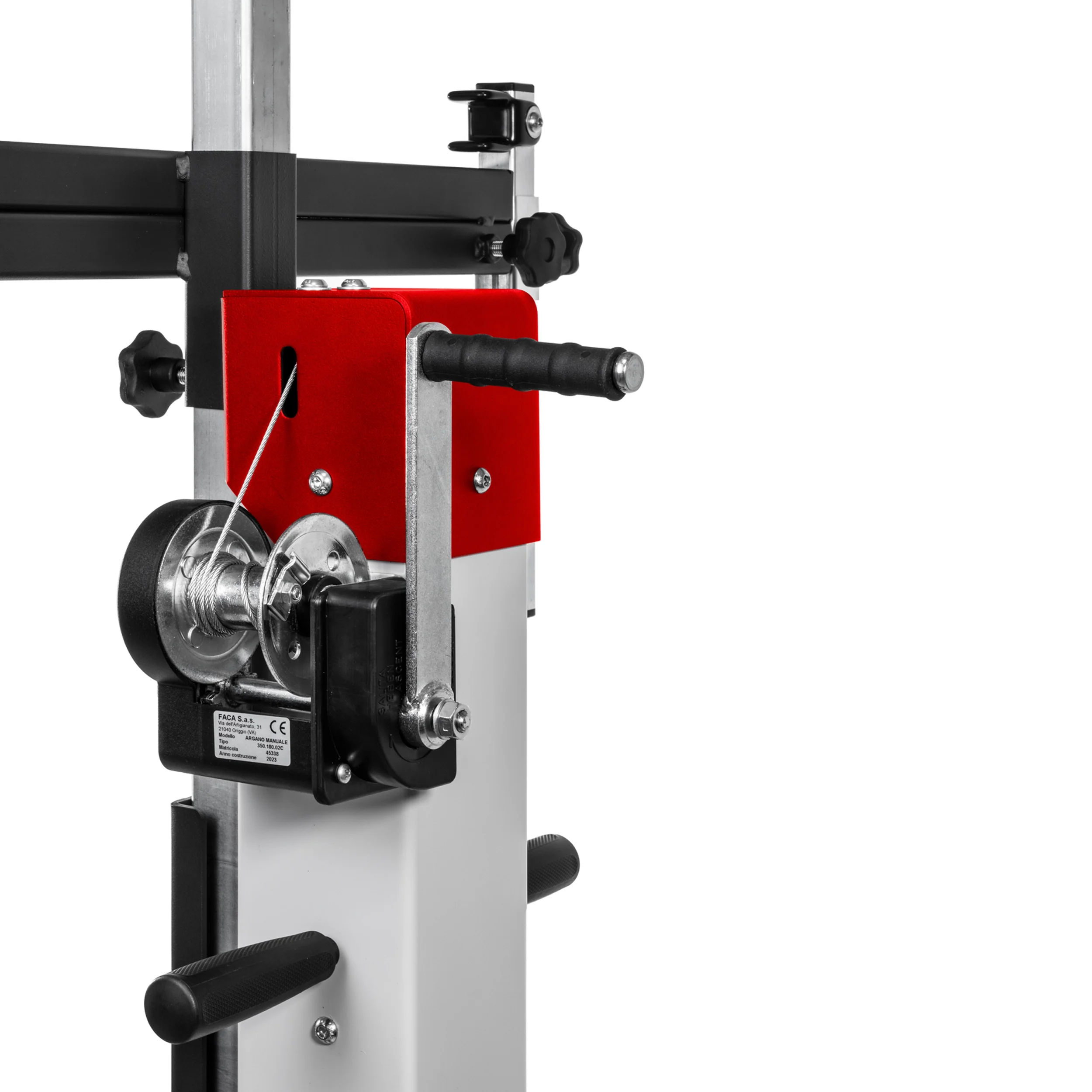 SUPPORT ERGONOMIQUE POUR MANUTENTION DE PORTIERE