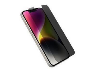 OtterBox Premium Pro - Protection d'écran pour téléphone portable - antimicrobien - verre - avec filtre de confidentialité - pour Apple iPhone 13, 13 Pro, 14