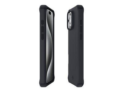 Mobilis Spectrum_R - Coque de protection pour téléphone portable - robuste - antimicrobien, 100 % recyclé - Impacthane - noir - pour Apple iPhone 16 Pro Max