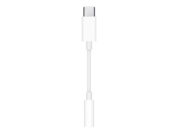 Apple - USB-C vers adaptateur de prise casque - 24 pin USB-C mâle pour mini-phone stereo 3.5 mm femelle