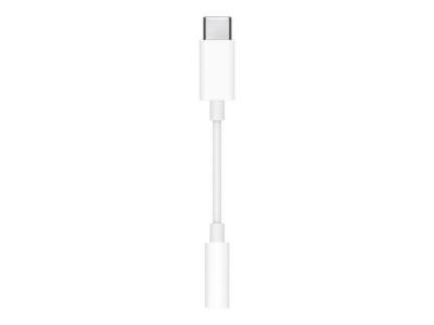 Apple - USB-C vers adaptateur de prise casque - 24 pin USB-C mâle pour mini-phone stereo 3.5 mm femelle