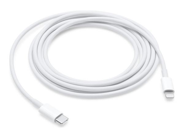 Apple - Câble Lightning - 24 pin USB-C mâle pour Lightning mâle - 2 m