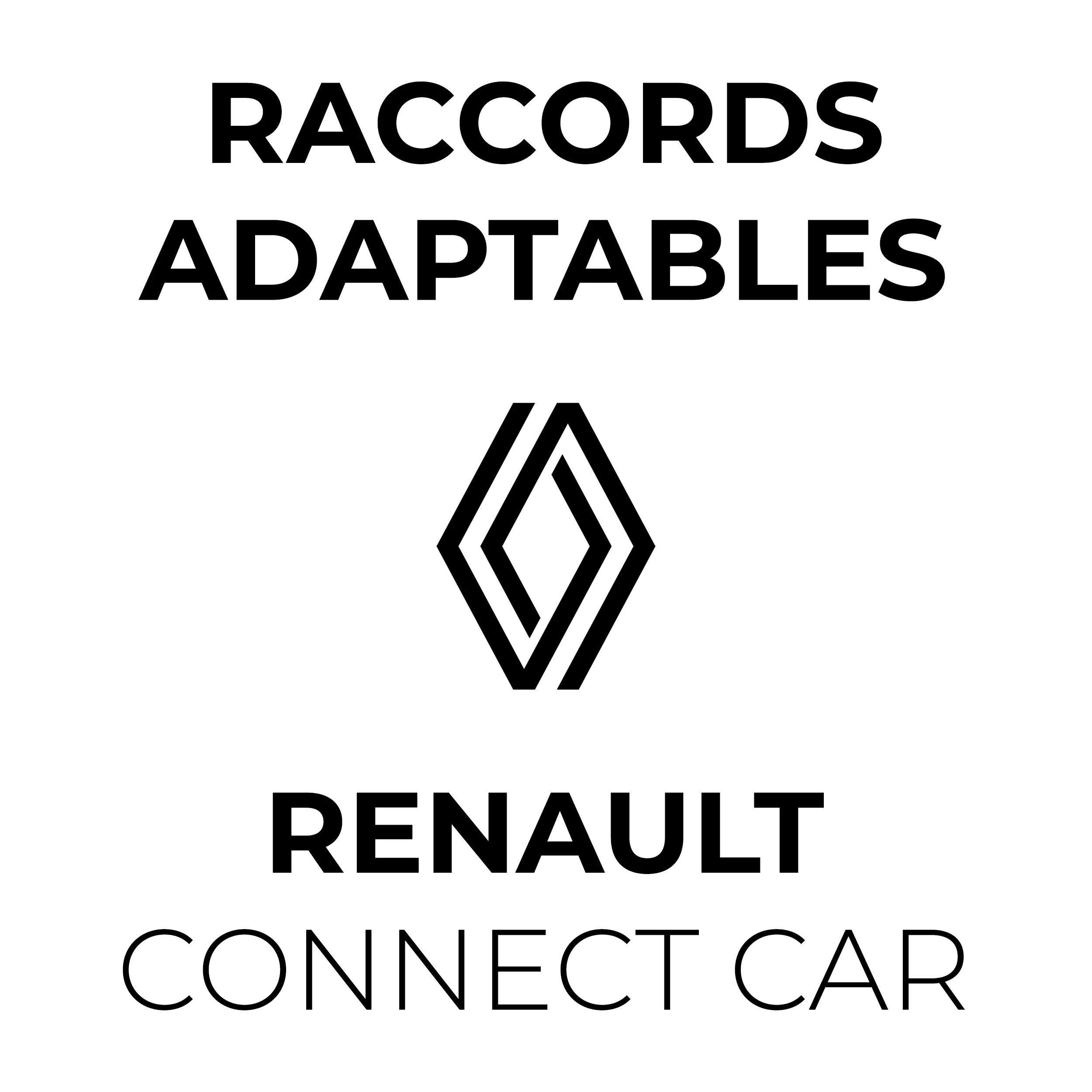 RACCORDS ADAPTABLES RENAULT CONNECT CAR