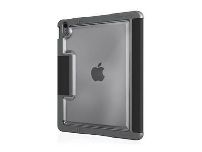STM dux plus - Étui à rabat pour tablette - polycarbonate, polyuréthane (PU), polyuréthane thermoplastique caoutchouté - noir - pour Apple 13-inch iPad Air M2 Wi-Fi (M2), M2 Wi-Fi + Cellular (M2)