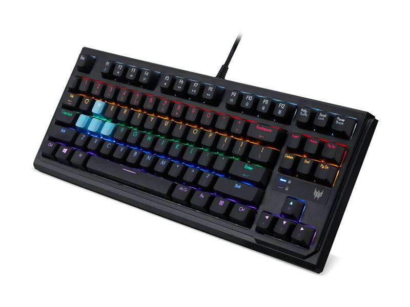 Acer Predator Aethon 301 TKL - Clavier - rétro-éclairé - commutateur : Gateron Blue - noir - Pour la vente au détail