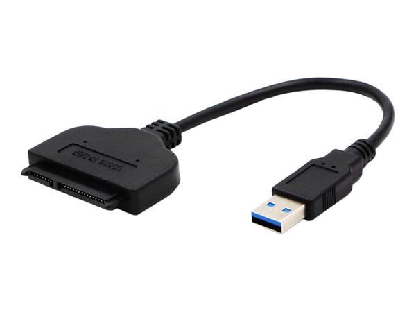 DLH - Contrôleur de stockage - 2.5", 3.5" - SATA 6Gb/s - USB 3.0 - noir