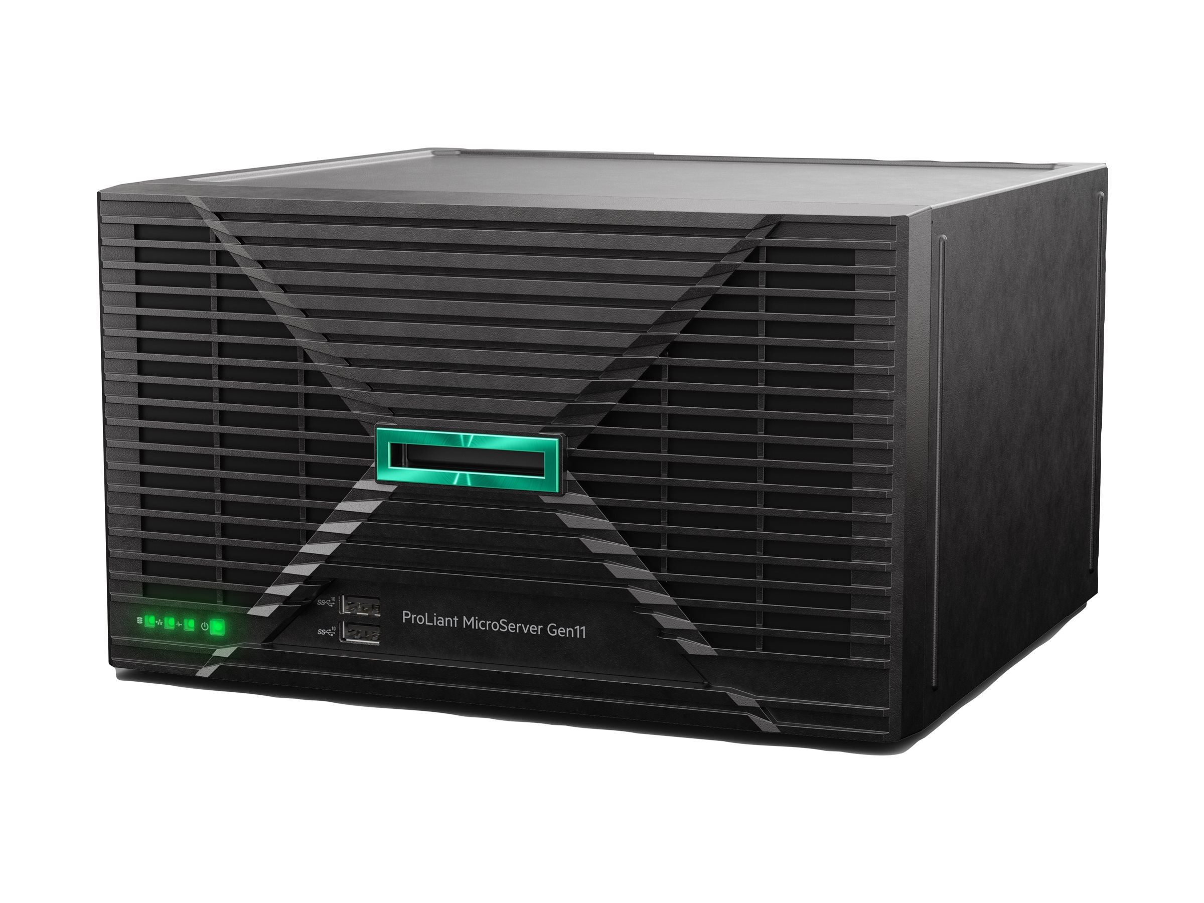 HPE ProLiant MicroServer Gen11 G7400 2c 16GB-U 4LFF-NHP 1TB HDD 180W Ext PS EMEA Cmp Module Server