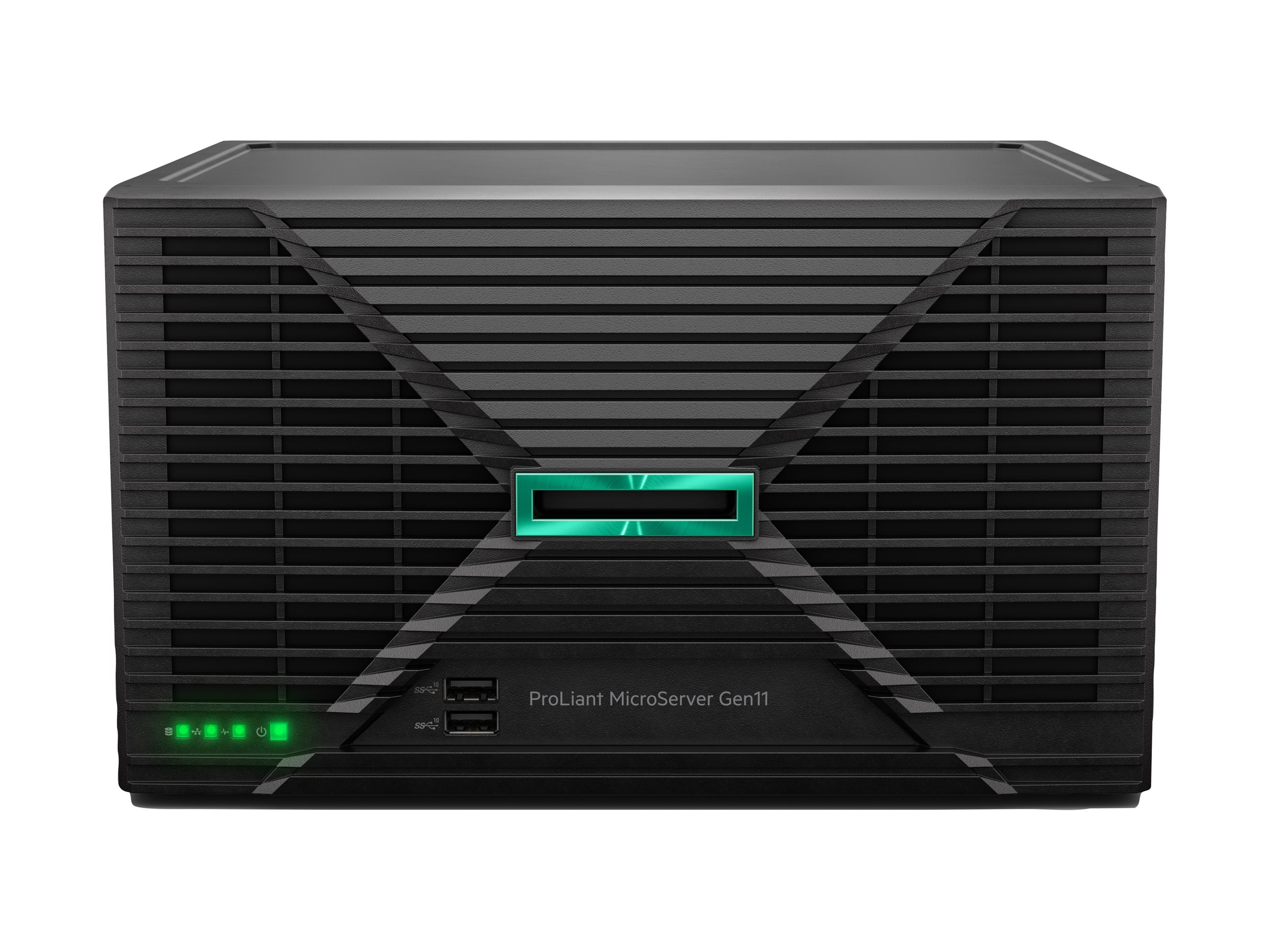 HPE ProLiant MicroServer Gen11 G7400 2c 16GB-U 4LFF-NHP 1TB HDD 180W Ext PS EMEA Cmp Module Server