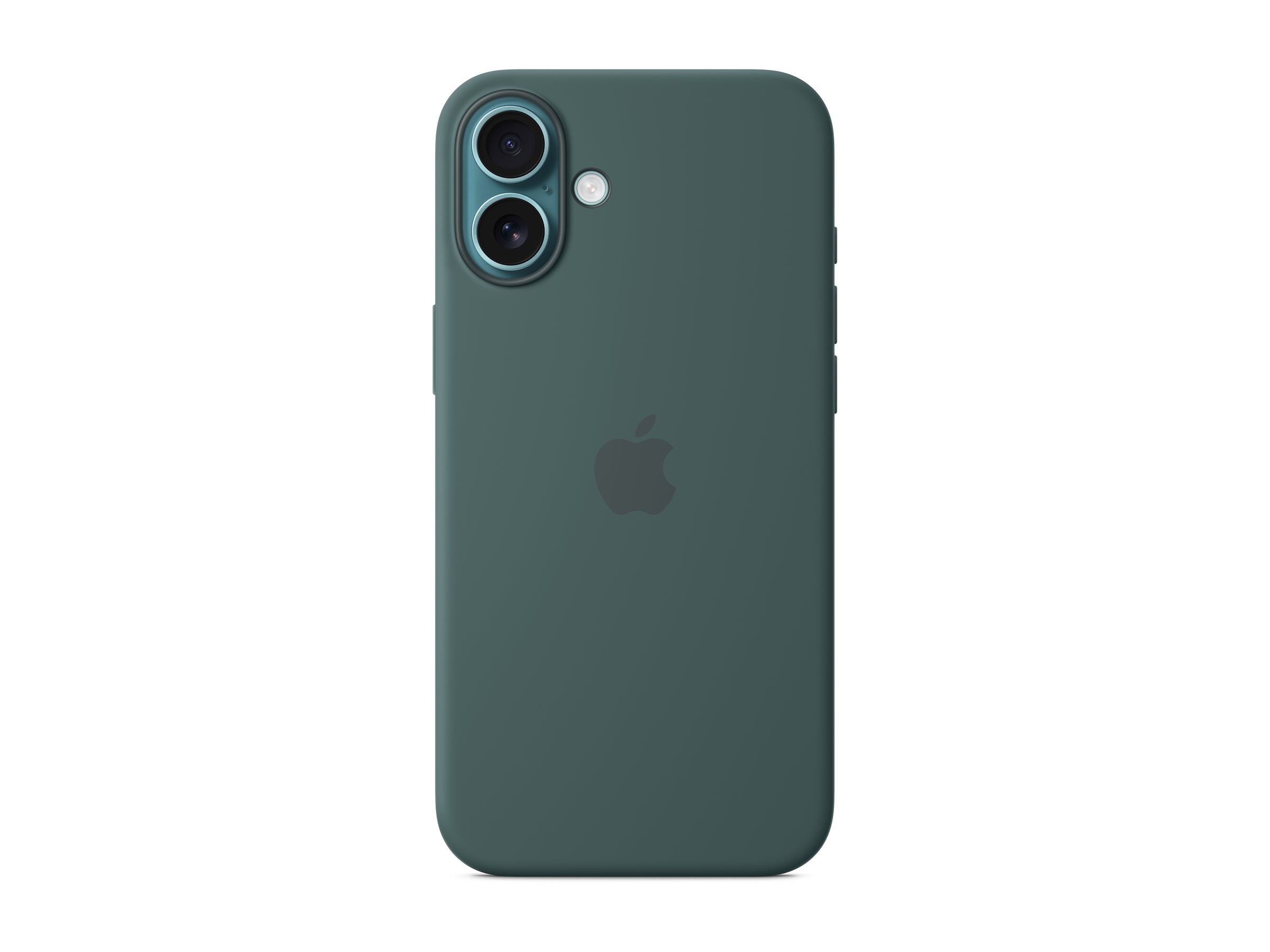 Apple - Coque de protection pour téléphone portable - compatibilité avec MagSafe - silicone - vert lac - pour iPhone 16 Plus