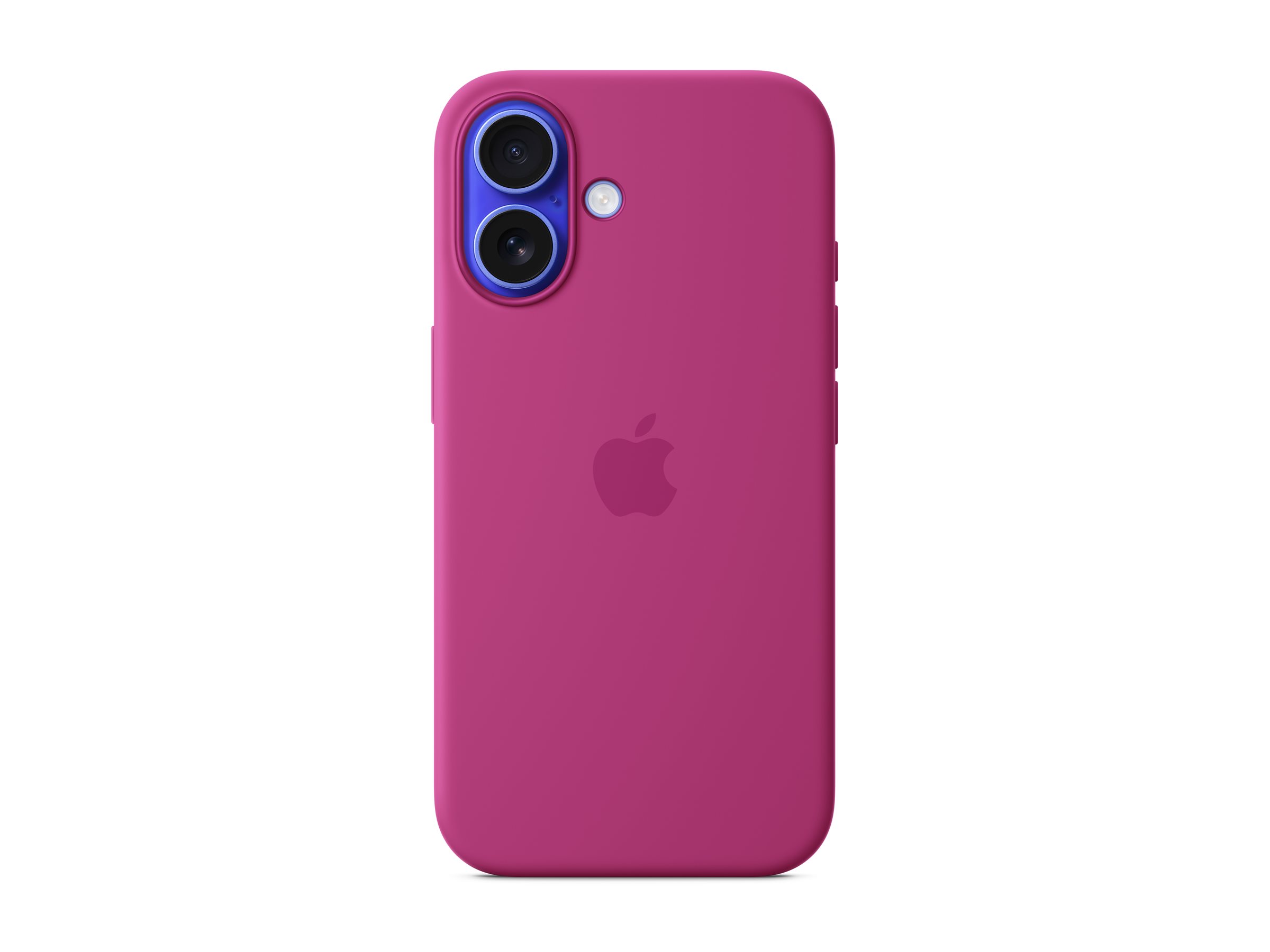 Apple - Coque de protection pour téléphone portable - compatibilité avec MagSafe - silicone - Fuchsia - pour iPhone 16