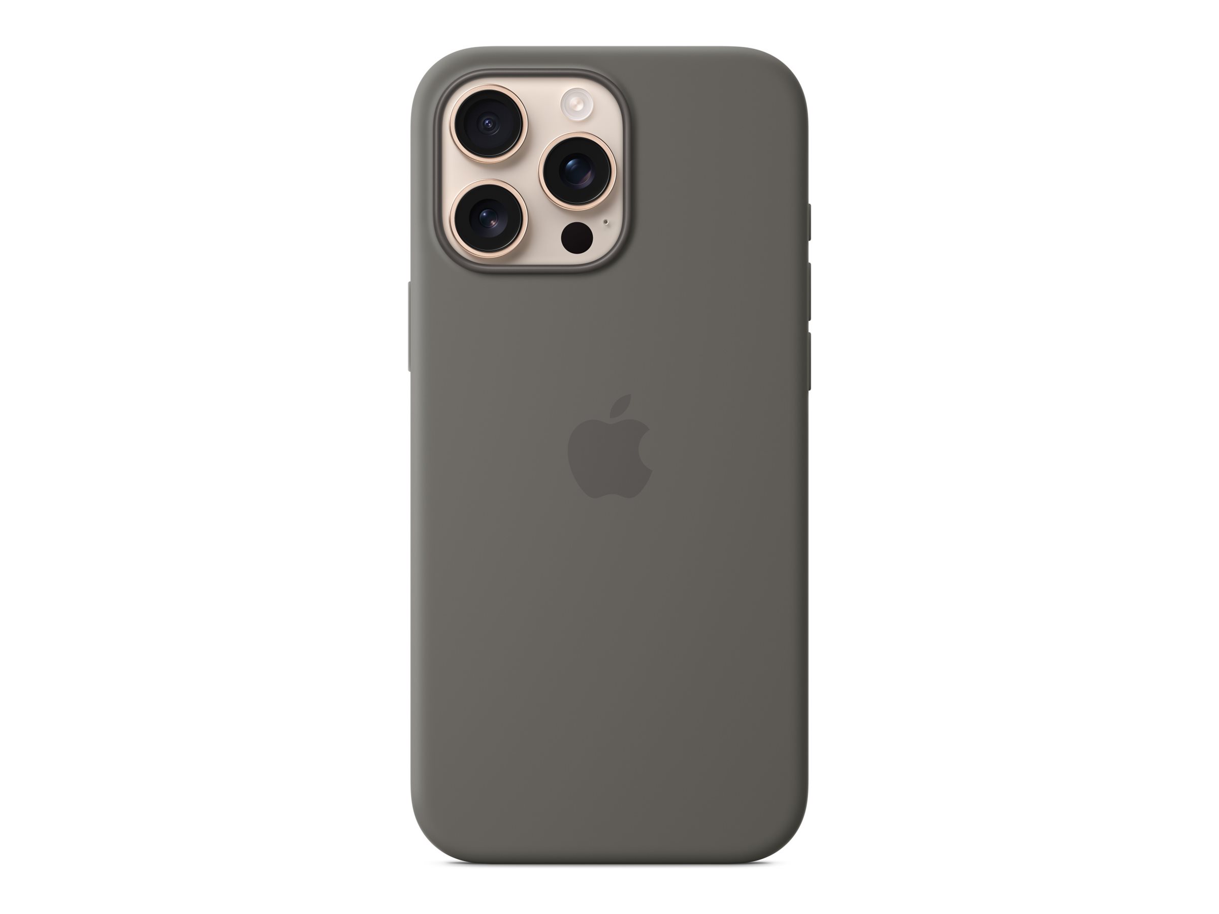 Apple - Coque de protection pour téléphone portable - compatibilité avec MagSafe - silicone - gris pierre - pour iPhone 16 Pro Max