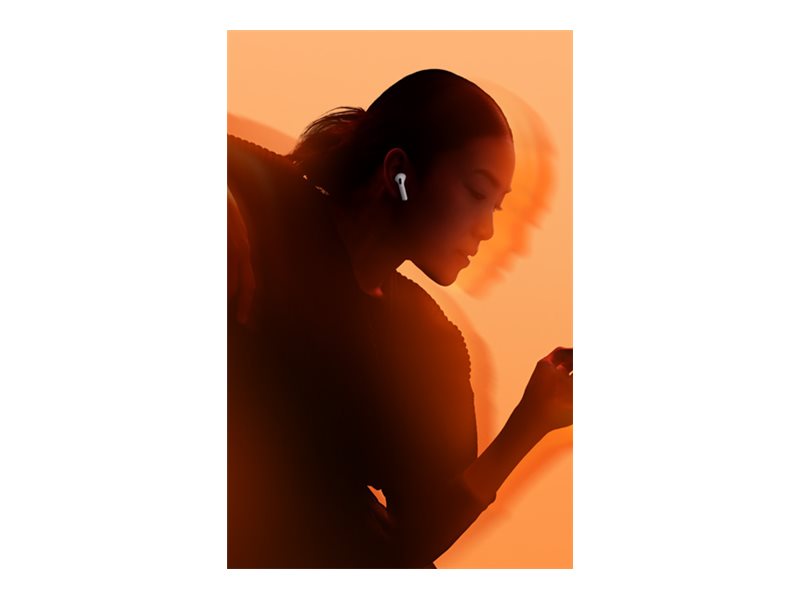 Apple AirPods 4 - Écouteurs sans fil avec micro - embout auriculaire - Bluetooth - blanc