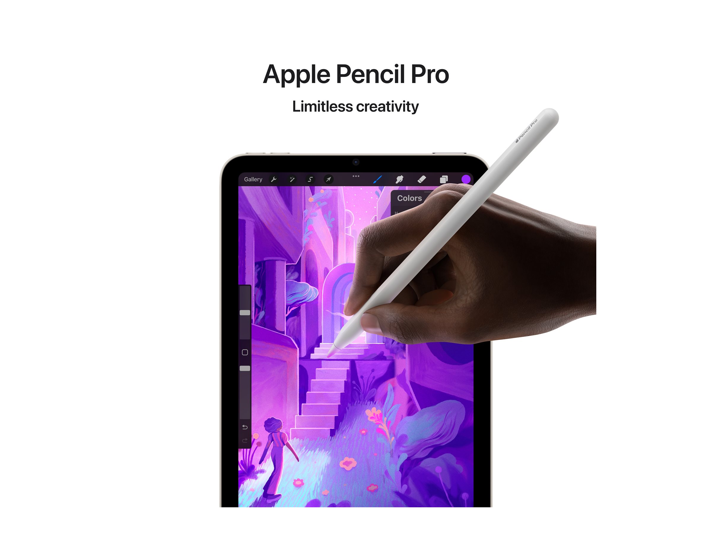 Apple iPad mini A17 Pro Wi-Fi - Tablette - 128 Go - 8.3" IPS (2266 x 1488) - violet