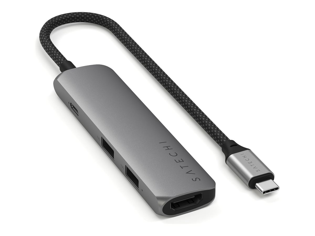 Satechi 4-in-1 - Station d'accueil - USB-C / USB 3.2 Gen 2 x 2 - HDMI
