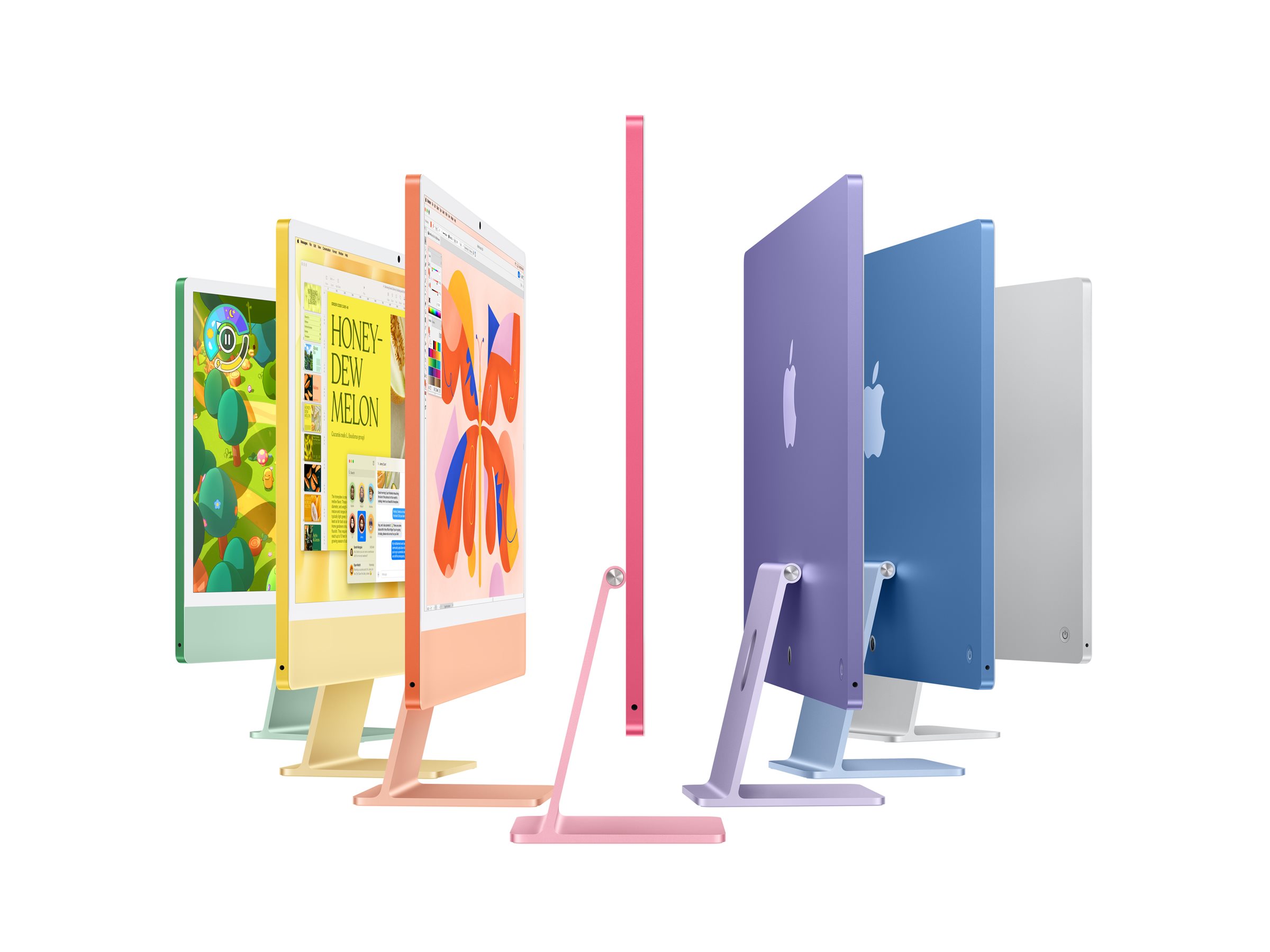 Apple iMac with 4.5K Retina display - Tout-en-un M4 - RAM 16 Go - SSD 256 Go - Apple M4 10-core - Gigabit Ethernet, IEEE 802.11ax (Wi-Fi 6E), Bluetooth 5.3 - macOS Sequoia 15.0 - moniteur : LED 24" 4480 x 2520 (4.5K) - clavier : Français - bleu