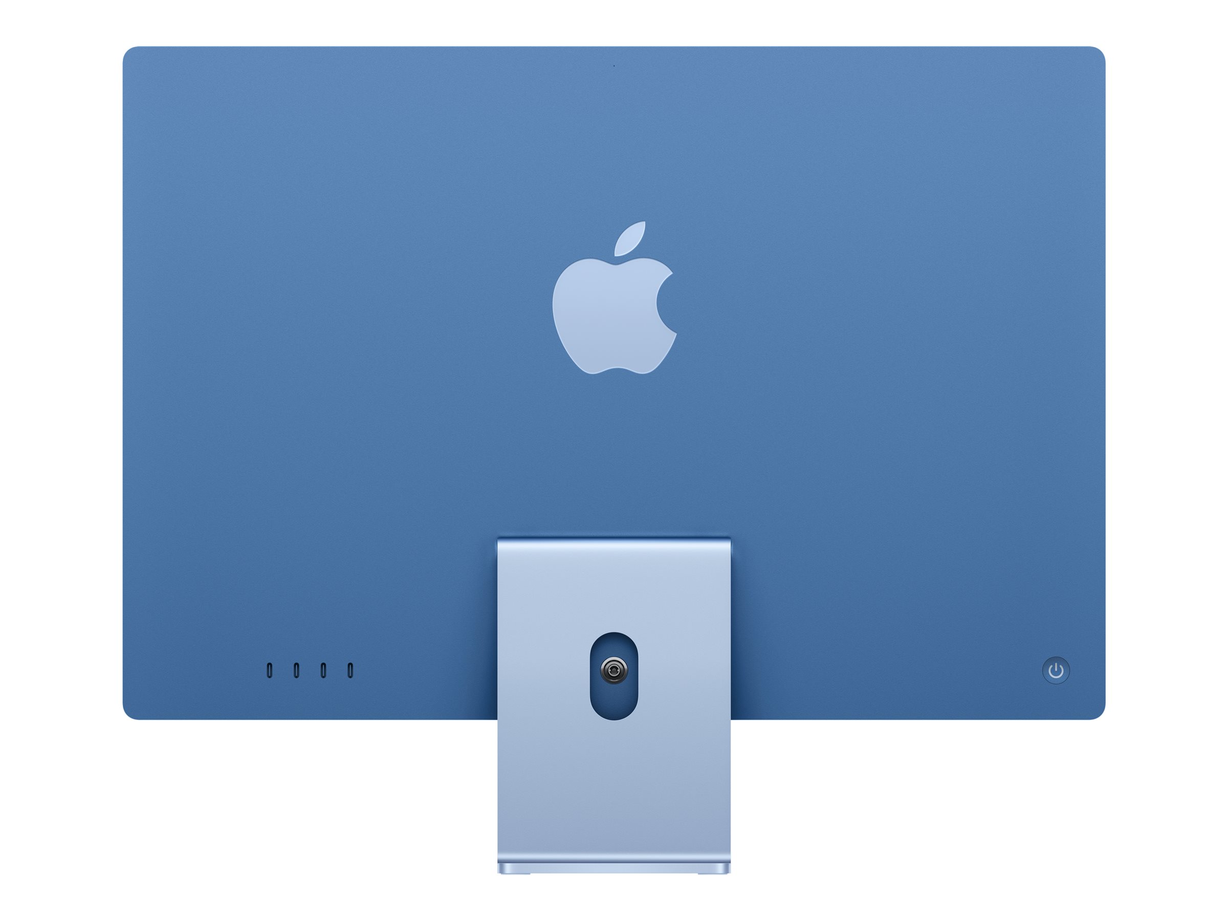 Apple iMac with 4.5K Retina display - Tout-en-un M4 - RAM 16 Go - SSD 256 Go - Apple M4 10-core - Gigabit Ethernet, IEEE 802.11ax (Wi-Fi 6E), Bluetooth 5.3 - macOS Sequoia 15.0 - moniteur : LED 24" 4480 x 2520 (4.5K) - clavier : Français - bleu