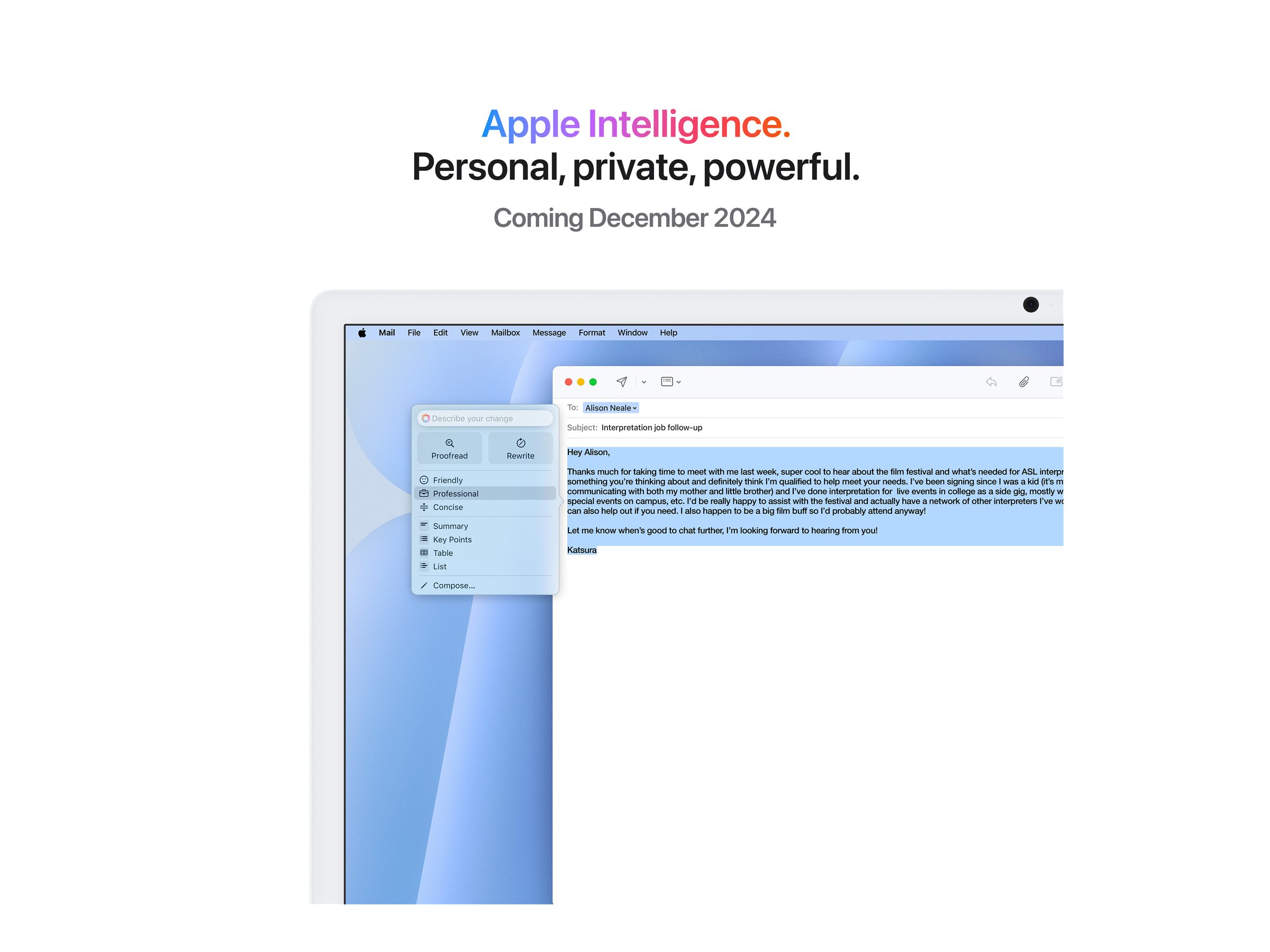 Apple iMac with 4.5K Retina display - Tout-en-un M4 - RAM 16 Go - SSD 256 Go - Apple M4 10-core - Gigabit Ethernet, IEEE 802.11ax (Wi-Fi 6E), Bluetooth 5.3 - macOS Sequoia 15.0 - moniteur : LED 24" 4480 x 2520 (4.5K) - clavier : Français - bleu