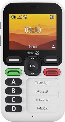 DORO Leva X10 - 4G téléphone de service - RAM 64 Mo / Mémoire interne 128 Mo - microSD slot - 320 x 240 pixels (60 Hz) - blanc et noir