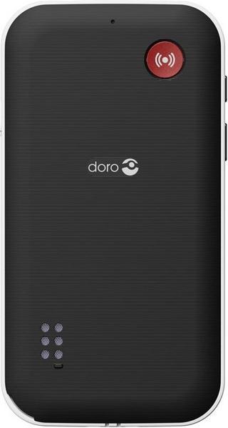 DORO Leva X10 - 4G téléphone de service - RAM 64 Mo / Mémoire interne 128 Mo - microSD slot - 320 x 240 pixels (60 Hz) - blanc et noir