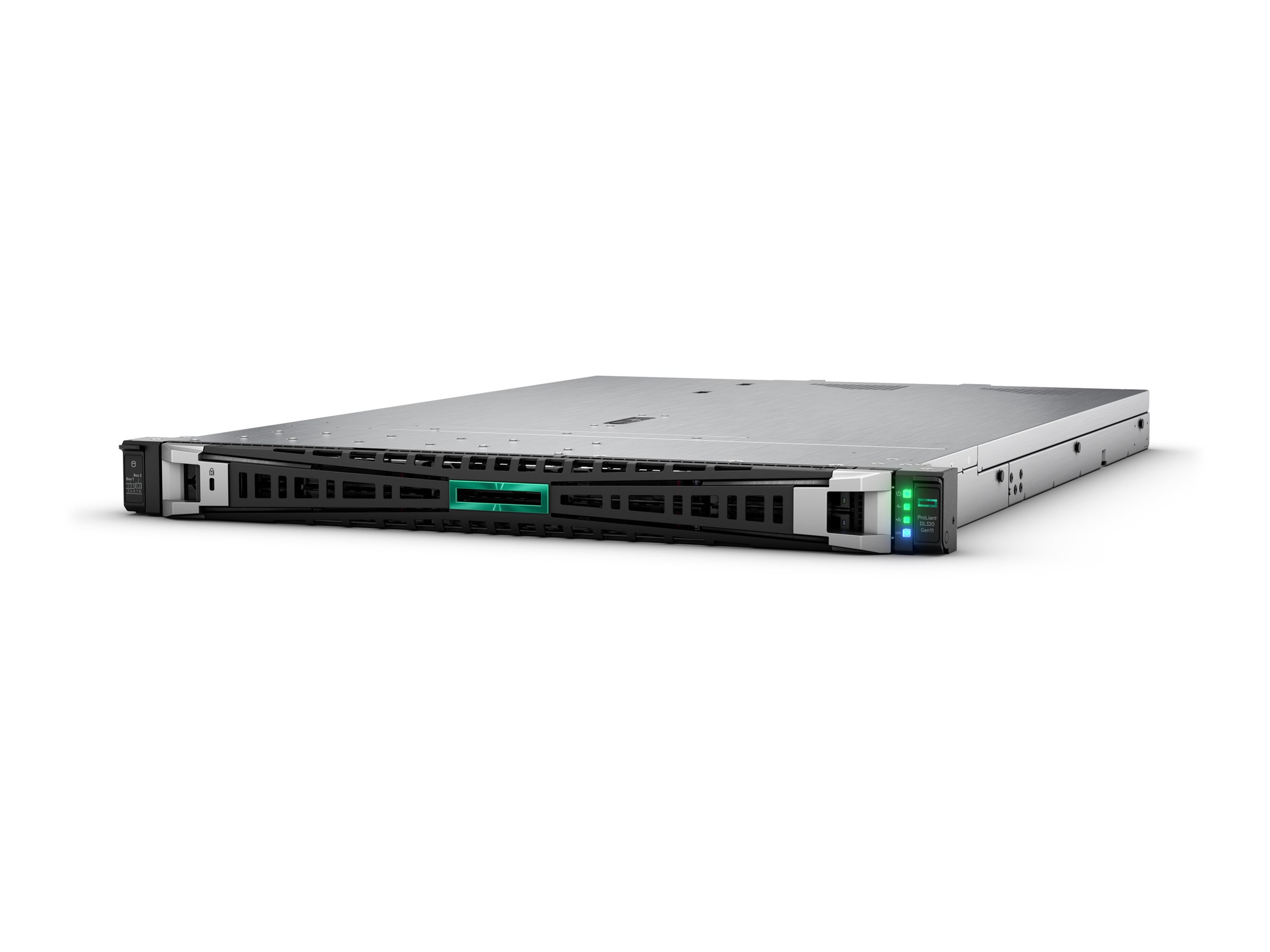 HPE ProLiant DL320 Gen11 - Serveur - Montable sur rack 1U - 2 voies - 1 x Xeon Silver 4510 / jusqu'à 4.1 GHz - RAM 64 Go - SATA/SAS/NVMe - hot-swap 2.5" baie(s) - SSD 2 x 480 Go - Gigabit Ethernet - Aucun SE fourni - moniteur : aucun - Smart Choice