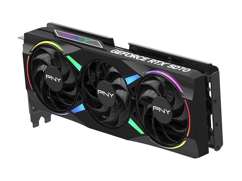 PNY GeForce RTX 5070 ARGB EPIC-X RGB OC - Carte graphique - GeForce RTX 5070 - 12 Go GDDR7 - PCIe 5.0 x16 - 3 x DisplayPort, HDMI