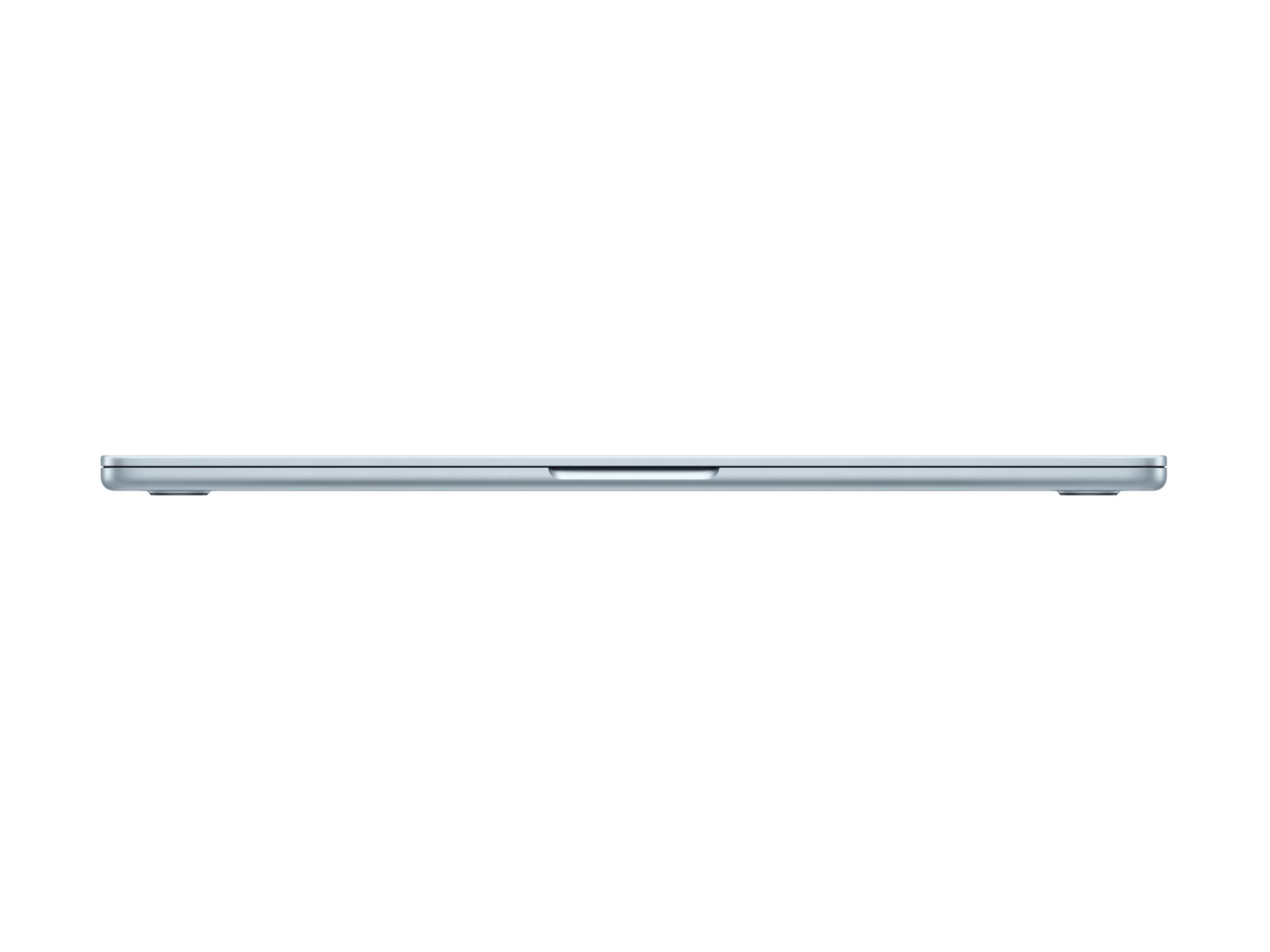 Apple MacBook Air - M4 - Apple M4 10-core - 16 Go RAM - 512 Go SSD - 15.3" IPS 2880 x 1864 (WQXGA+) - Wi-Fi 6E, Bluetooth - bleu ciel - clavier : Français