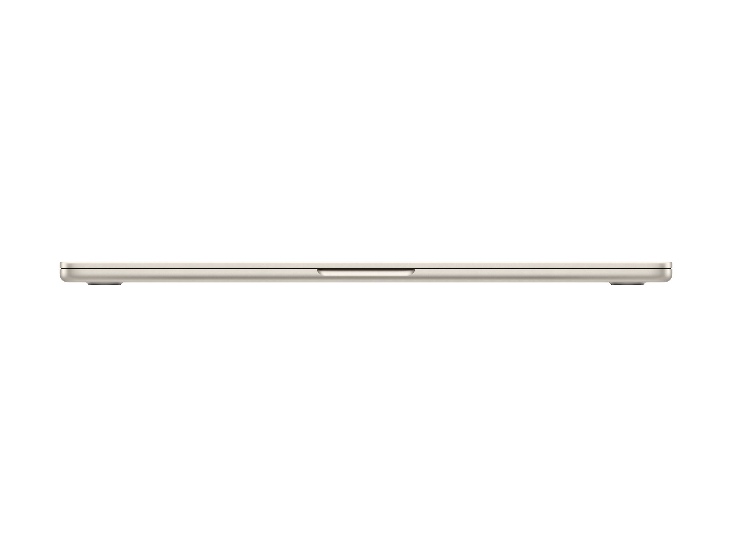 Apple MacBook Air - M4 - Apple M4 10-core - 24 Go RAM - 512 Go SSD - 15.3" IPS 2880 x 1864 (WQXGA+) - Wi-Fi 6E, Bluetooth - lumière des étoiles - clavier : Français