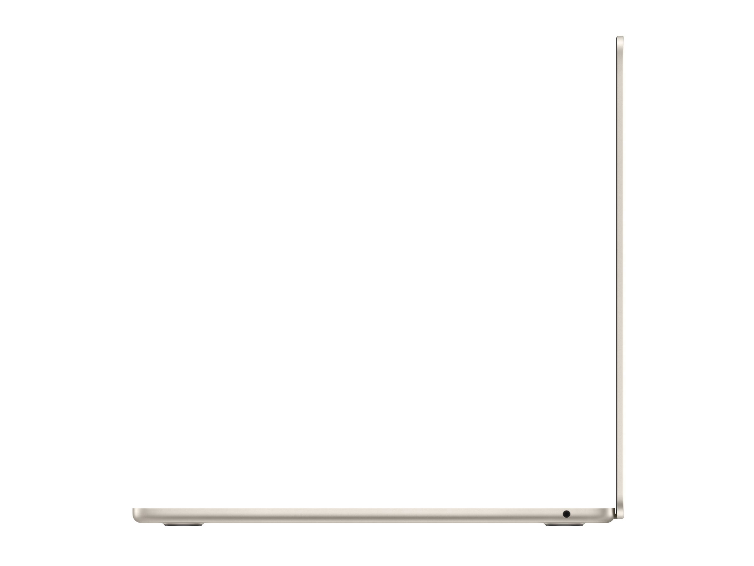 Apple MacBook Air - M4 - Apple M4 10-core - 24 Go RAM - 512 Go SSD - 15.3" IPS 2880 x 1864 (WQXGA+) - Wi-Fi 6E, Bluetooth - lumière des étoiles - clavier : Français