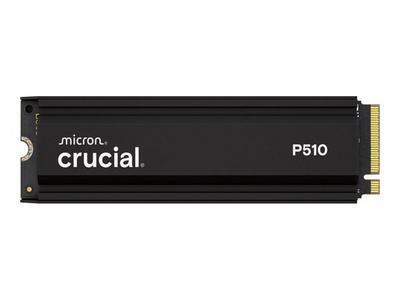 Crucial P510 - SSD - 2 To - interne - M.2 2280 - PCI Express 5.0 x4 (NVMe) - dissipateur de chaleur intégré