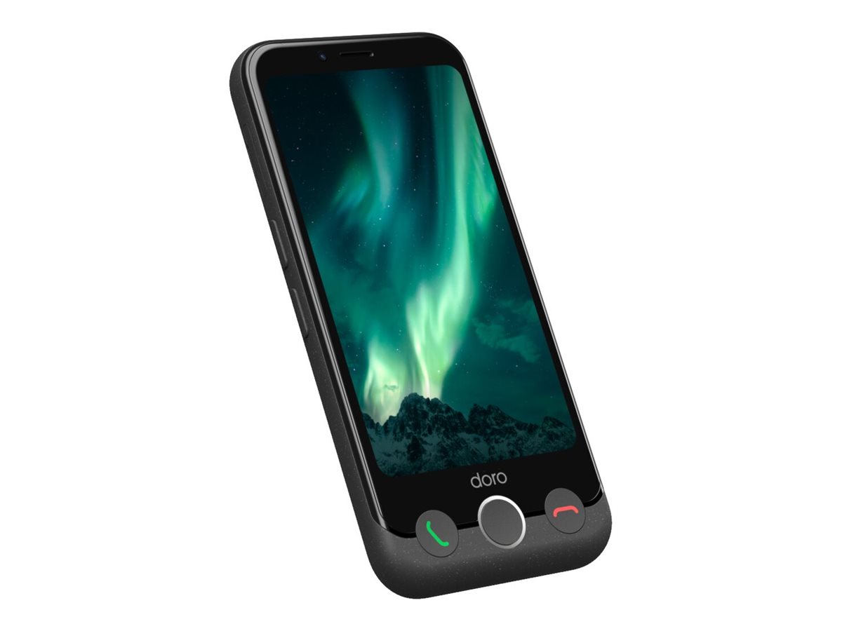 DORO Aurora A10 - 4G smartphone - double SIM - RAM 4 Go / Mémoire interne 64 Go - microSD slot - Écran LCD - 4.5" - 1280 x 720 pixels (60 Hz) - rear camera 13 MP - front camera 5 MP