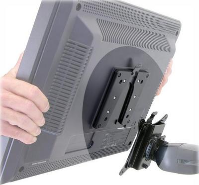 Ergotron - Composant de montage (Support à ouverture facile) - pour Écran LCD - noir - pour Ergotron Bras pour écran NX, LX bi-écrans juxtaposés