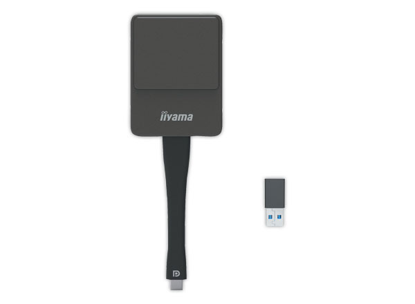 iiyama WP D002C connecteur de télévision intelligent USB 4K Ultra HD Noir, Argent