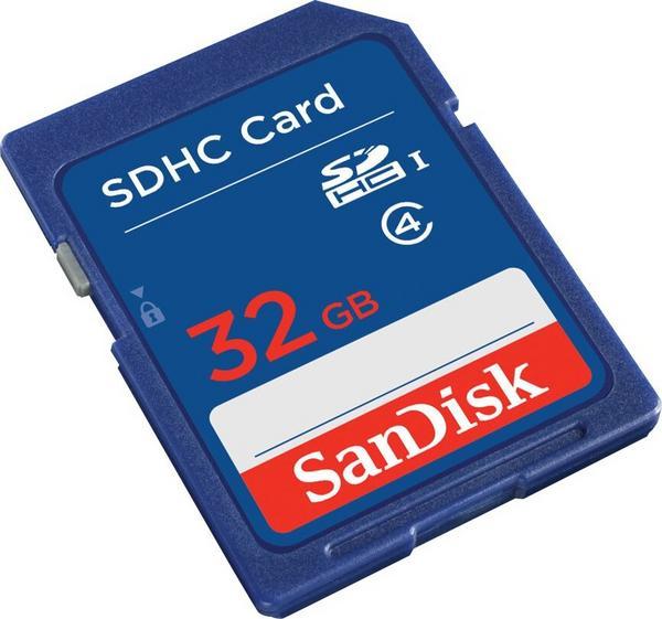 SanDisk Standard - Carte mémoire flash - 32 Go - Class 4 - SDHC