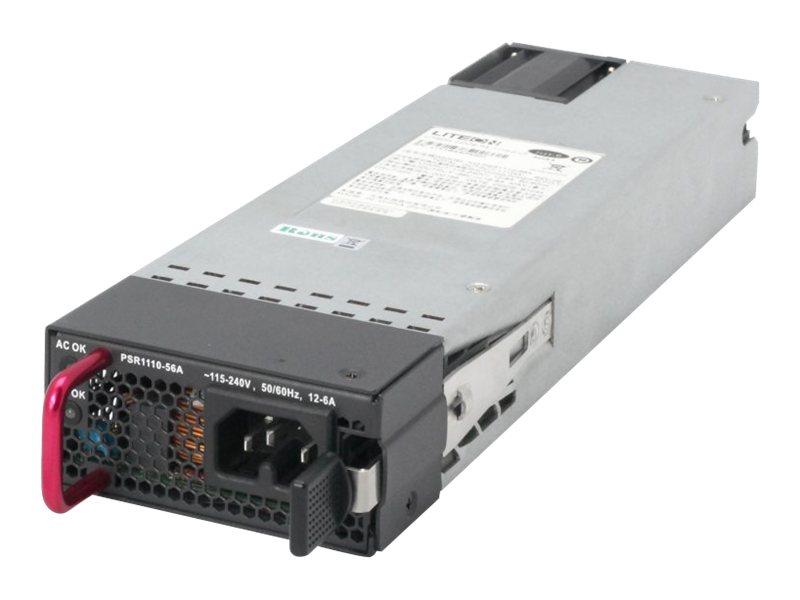 HPE X362 - Alimentation - branchement à chaud / redondante (module enfichable) - CA 115-240 V - 1110 Watt - Europe - pour HPE 5130 24, 5130 48, 5500-24, 5500-48, 5510 24, 5510 48, FlexNetwork 5510 24, 5510 48