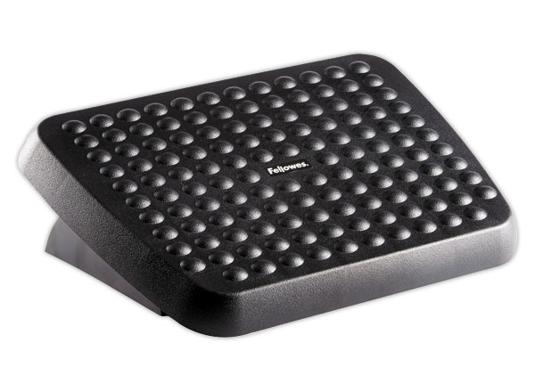 Fellowes Foot Rest Under Desk - Standard Foot Support Ergonomic Foot Rest with Textured Surface - Foot Rest Stool for Office & Home Use - Black