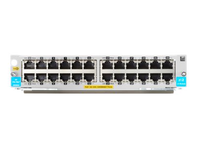 HPE - Module d'extension - Gigabit Ethernet (PoE+) x 24 - pour HPE Aruba 5406R, 5406R 16, 5406R 44, 5406R 8-port, 5406R zl2, 5412R, 5412R 92, 5412R zl2