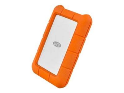 LaCie Rugged Secure STFR2000403 - Disque dur - chiffré - 2 To - externe (portable) - USB 3.1 Gen 1 (USB-C connecteur) - AES 256 bits - avec 2 ans Rescue Data Recovery Service Plan