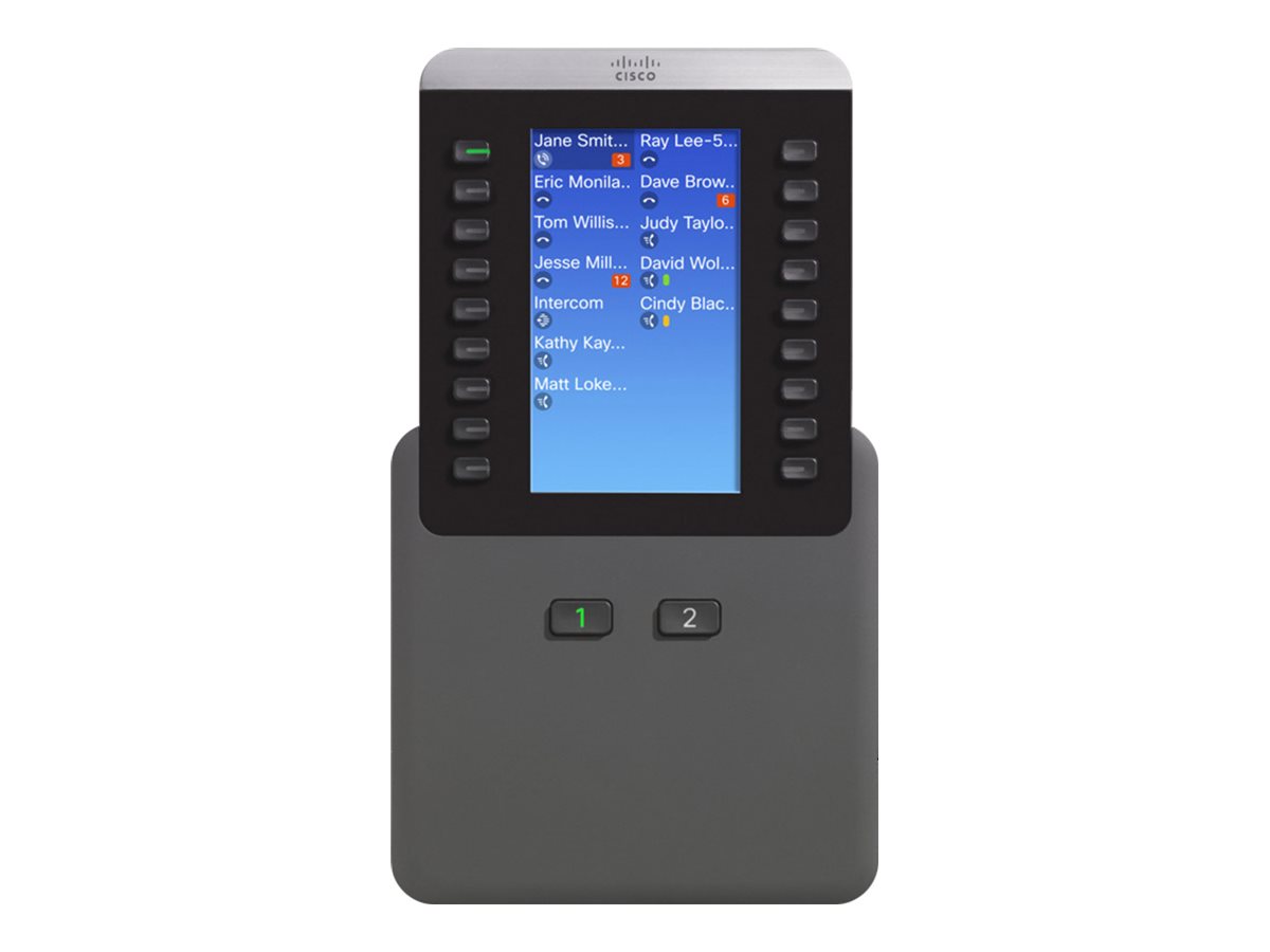 Cisco IP Phone 8865 Key Expansion Module - Module d'extension des touches pour téléphone VoIP - Charbon - pour IP Phone 8865