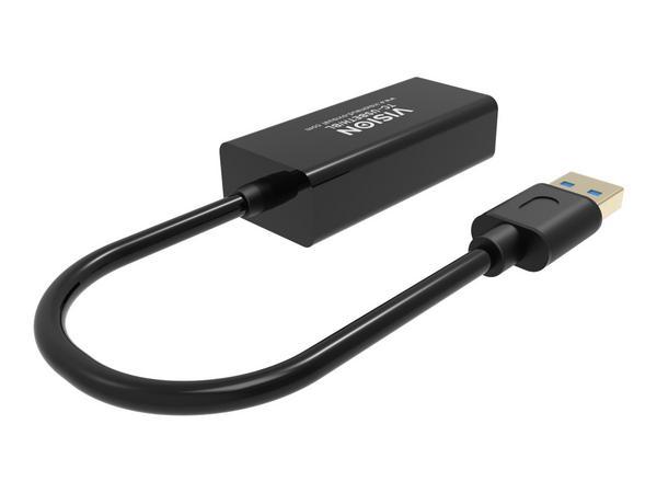 100/1000 mbps - mac ethernet rapide - prend en charge la logique de détection de suspension/reprise et le point de contrôle - USB-A 3.0 (m) vers RJ45 blindé (f) - pilote sur adaptateur USB - noir