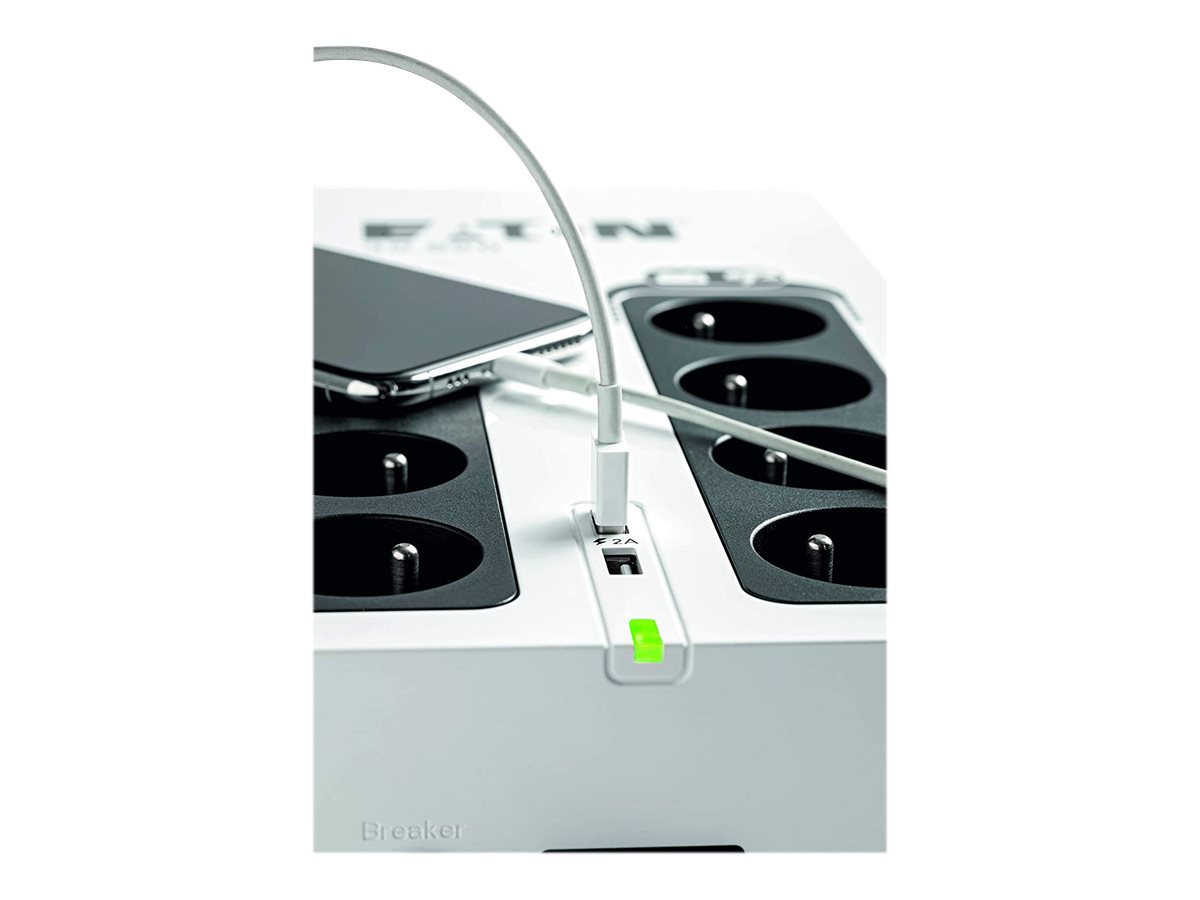 Eaton 3S 700 - Onduleur - CA 220-240 V - 420 Watt - 700 VA - monophasé - USB - connecteurs de sortie : 8