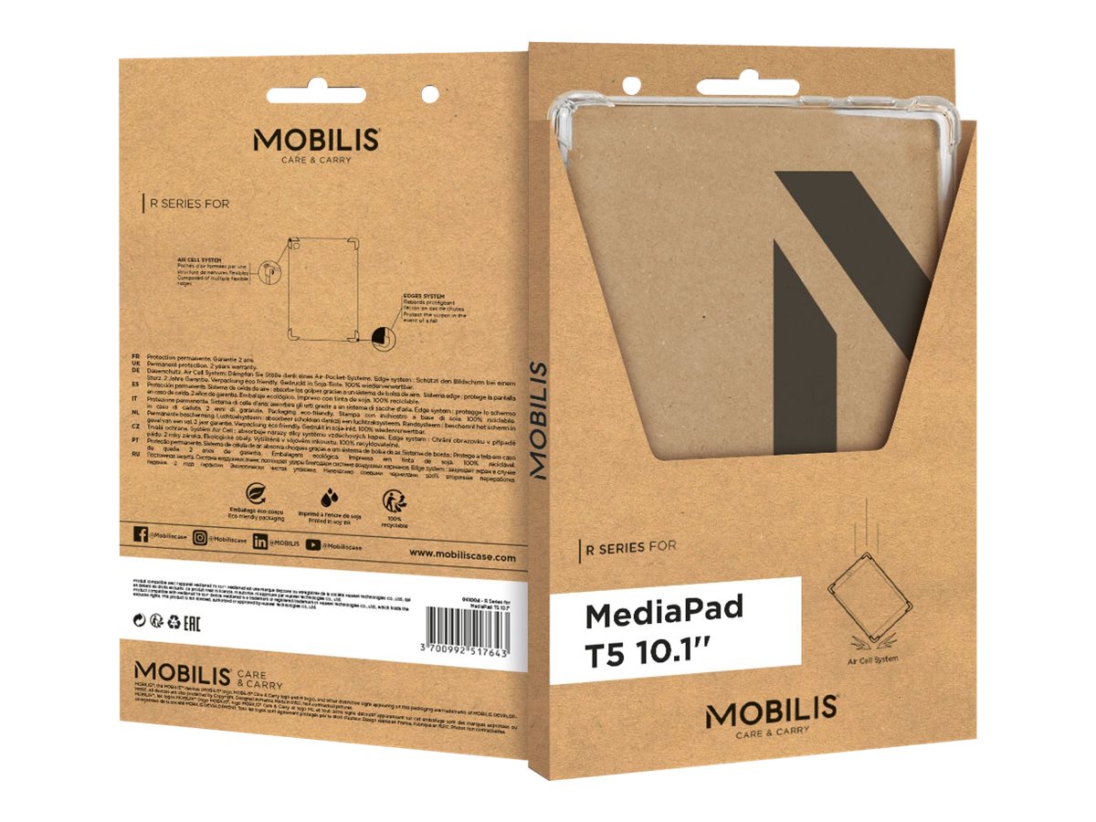 Mobilis R-Series - Coque de protection pour tablette - transparent - 10.1" - pour HUAWEI MediaPad T5 10