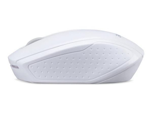 Acer M501 - Souris - optique - 3 boutons - sans fil - 2.4 GHz - récepteur sans fil USB - blanc - Pour la vente au détail - pour Chromebook 31X, 512, 71X, Chromebook Enterprise Spin 513, Chromebook Spin 51X, 713