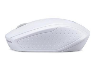 Acer M501 - Souris - optique - 3 boutons - sans fil - 2.4 GHz - récepteur sans fil USB - blanc - Pour la vente au détail - pour Chromebook 31X, 512, 71X, Chromebook Enterprise Spin 513, Chromebook Spin 51X, 713