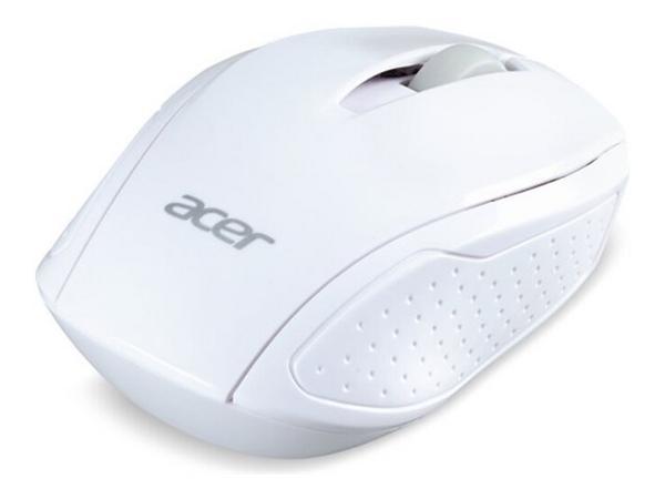 Acer M501 - Souris - optique - 3 boutons - sans fil - 2.4 GHz - récepteur sans fil USB - blanc - Pour la vente au détail - pour Chromebook 31X, 512, 71X, Chromebook Enterprise Spin 513, Chromebook Spin 51X, 713