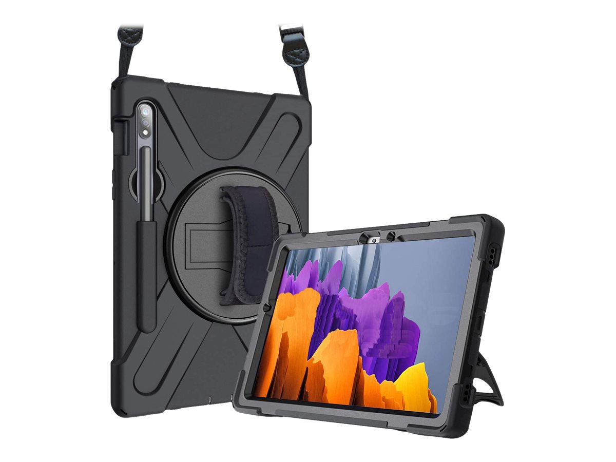 DLH DY-RC4437 - Coque de protection pour tablette - robuste - plastique - 11" - pour Samsung Galaxy Tab S7, Tab S8